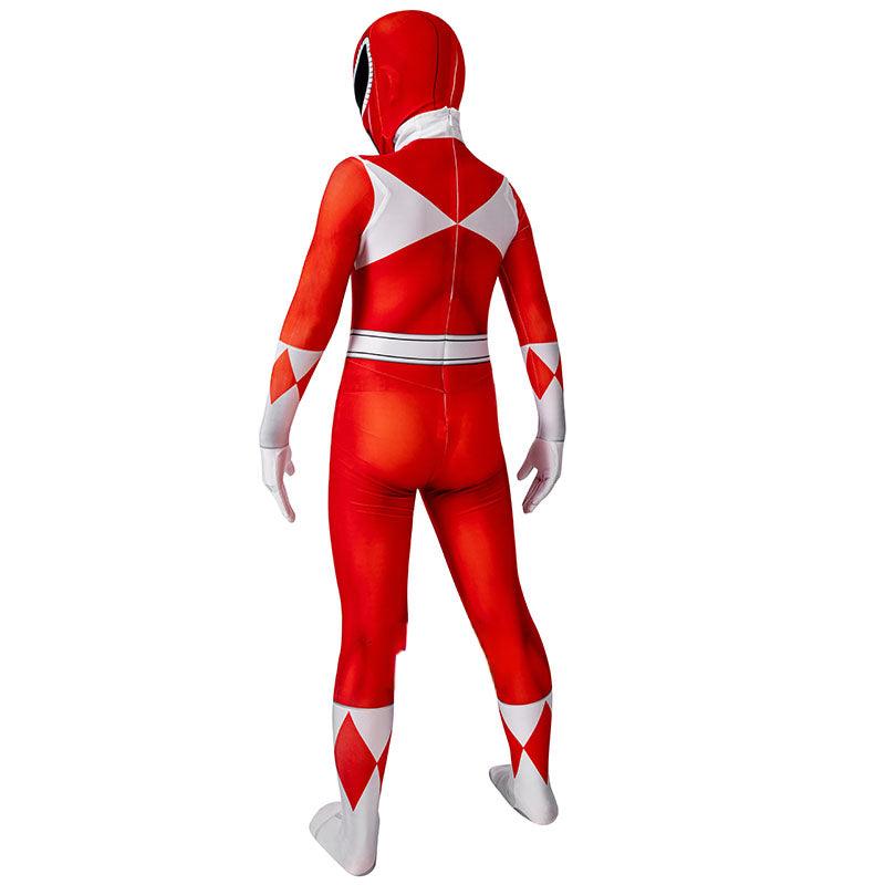 Kids Red Ranger Jumpsuit Cosplay Costume