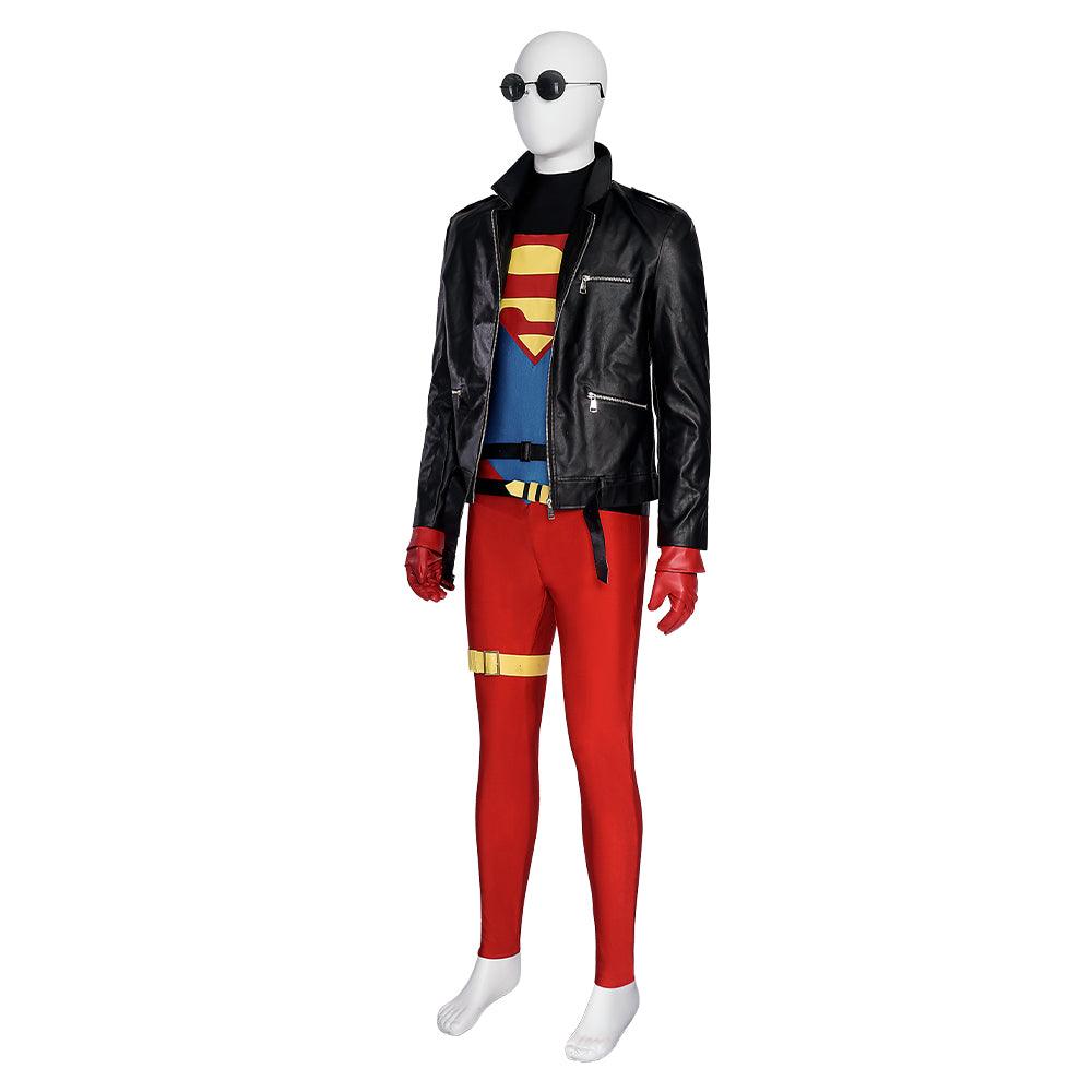 Superboy Conner Kent Jumpsuit Outfit Cosplay Costume