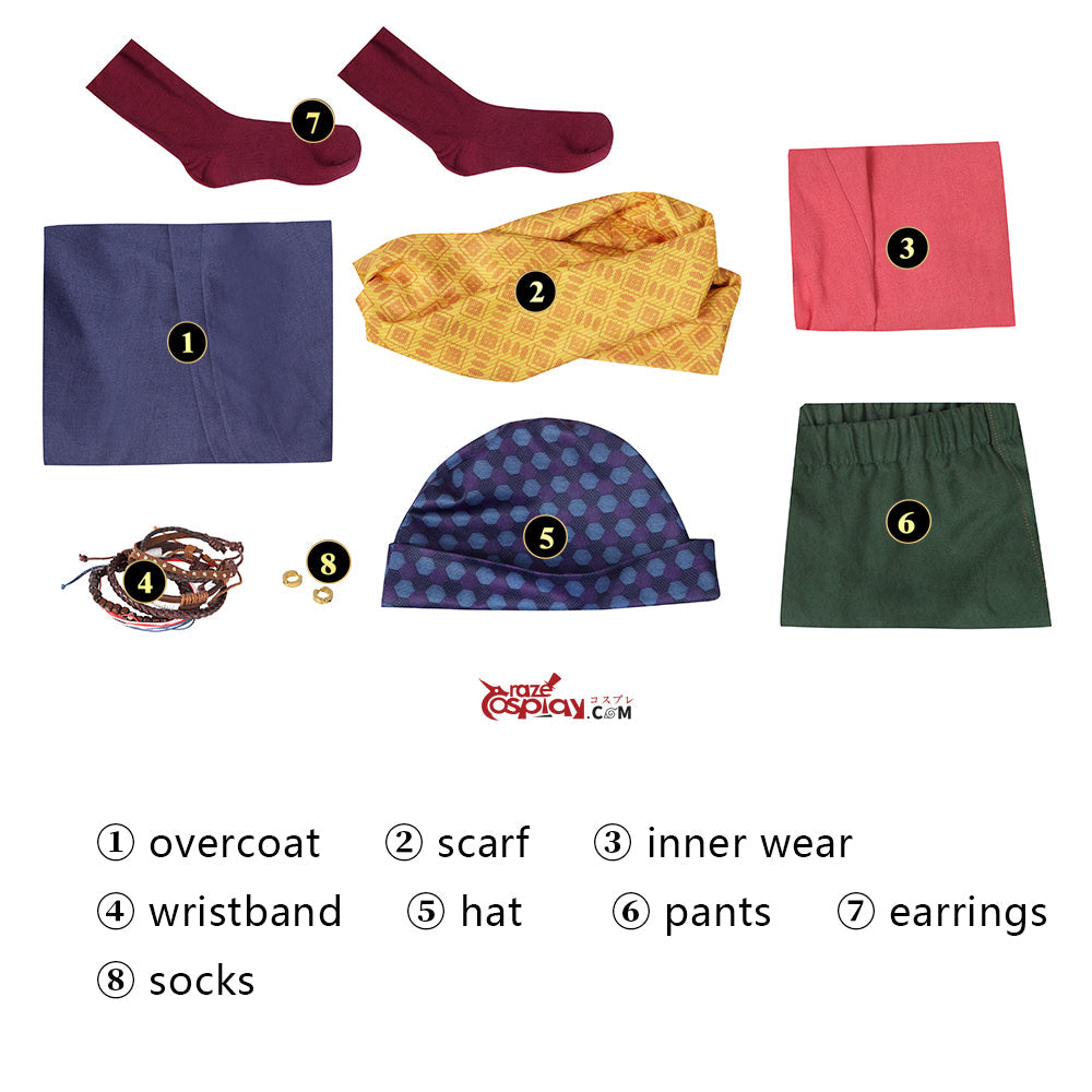 Ethan Clade Adventurer Outfit Cosplay Costume