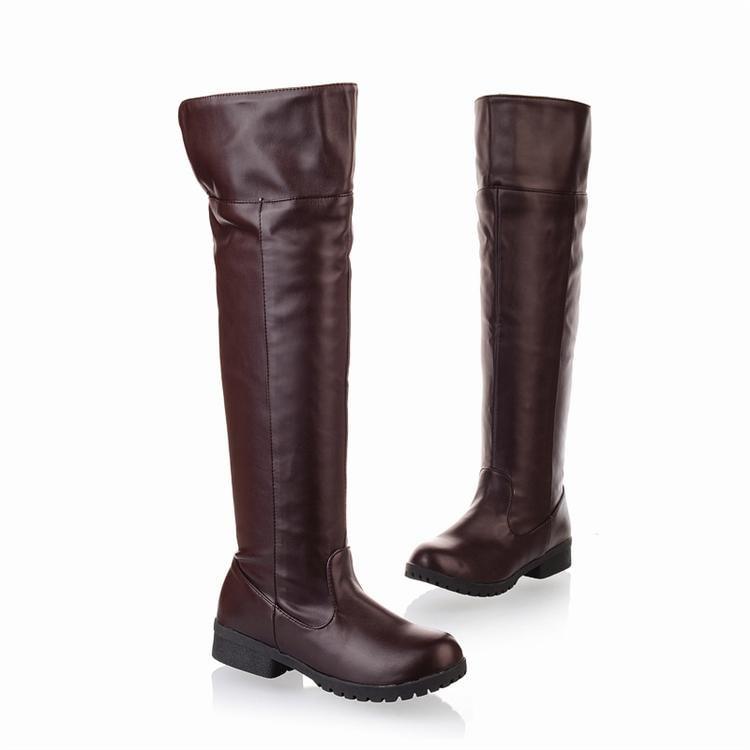 Alan Levi Mikasa Brown Cosplay Boots