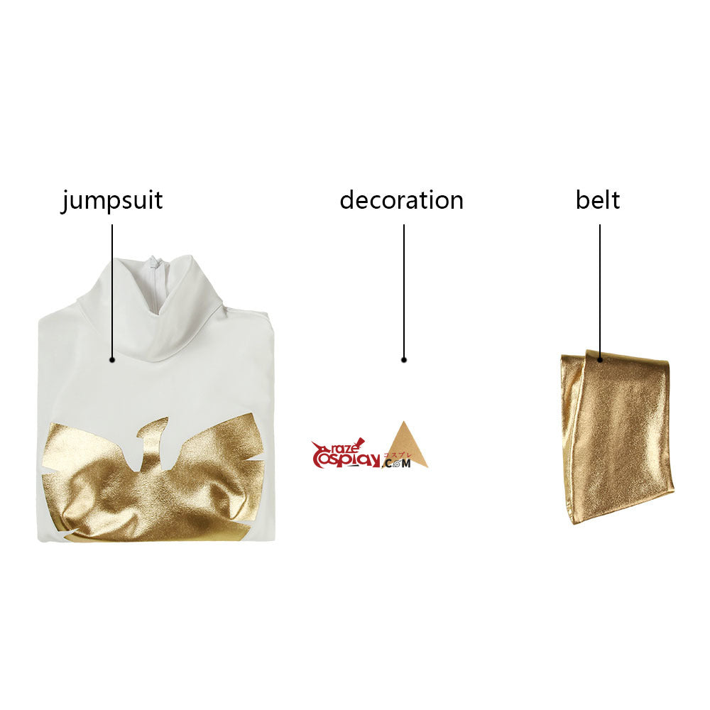 Jean Grey White Outfit Cosplay Costume