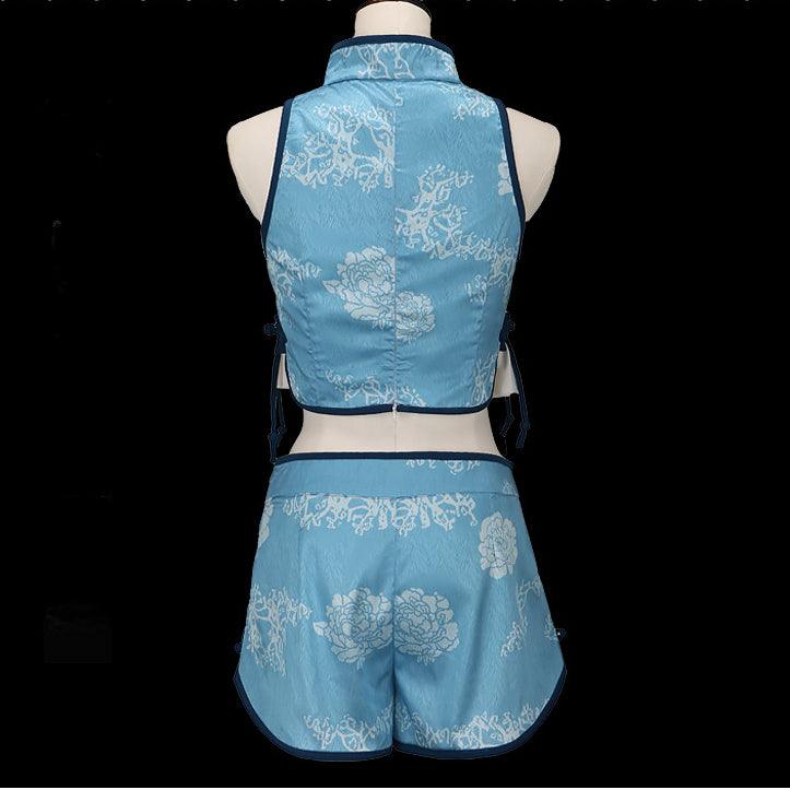 Puella Magi Madoka Magica Miki Sayaka Cheongsam Outfit Cosplay Costume