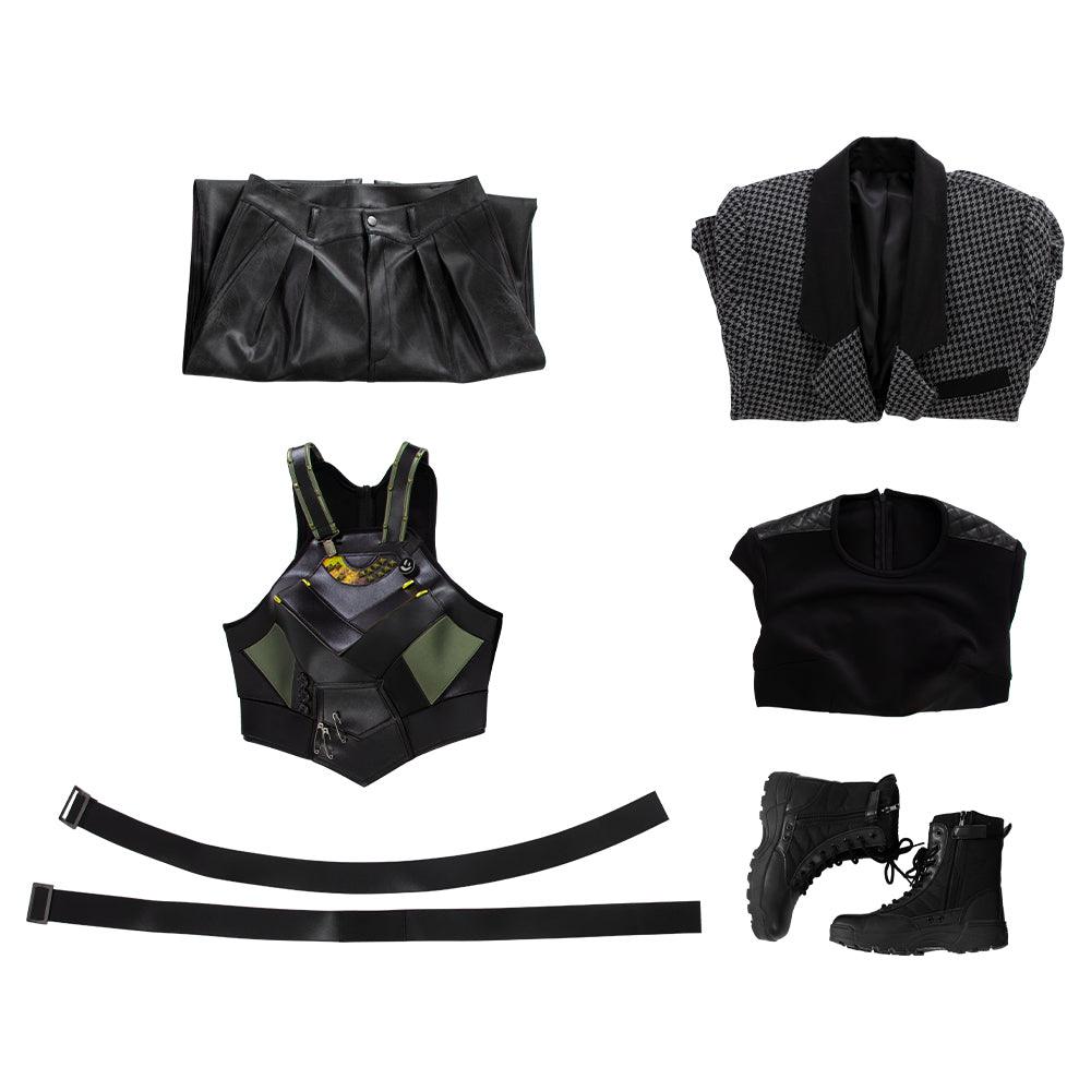 TV Loki Season 2 Female Loki Sylvie Black Outfit Cosplay Costume