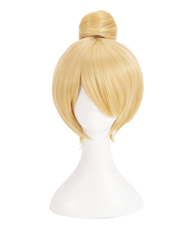 Tinker Bell Short Heat Resistant Blonde Style Cosplay Wig