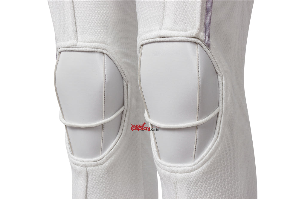Natasha Romanoff  White Jumpsuit Cosplay Costume