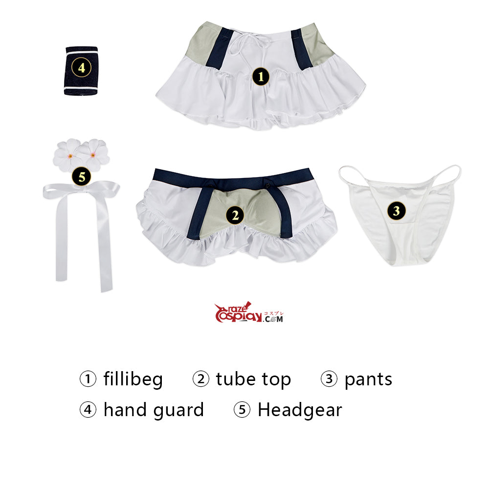 Tifa Lockhart Swimsuit Cosplay Costume