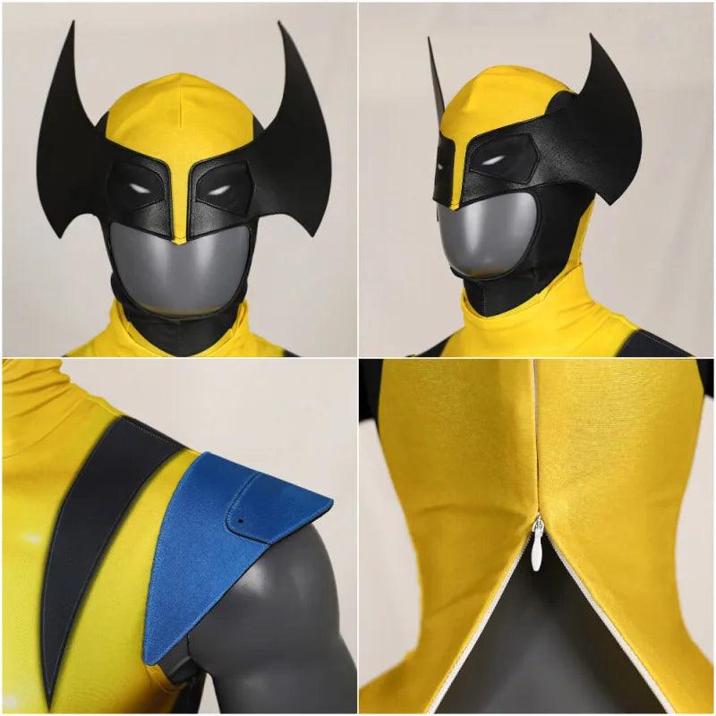 X Men 97 Wolverine Jumpsuit Cosplay Costume