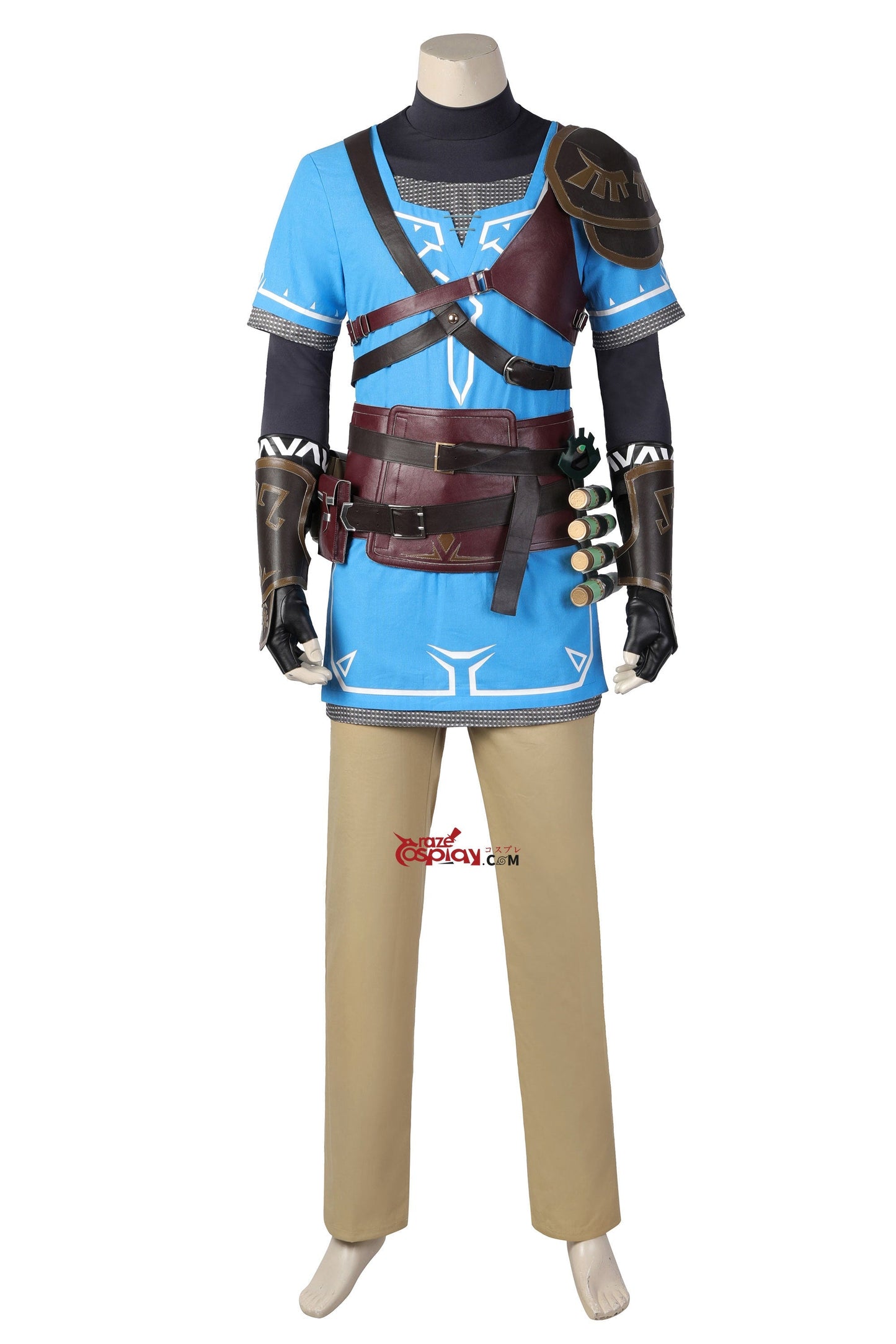 Zelda Link Blue Outfit Cosplay Costume