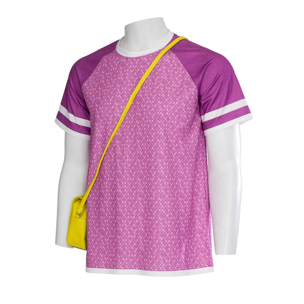 Elemental Wade Ripple Purple T-shirt Cosplay Costume