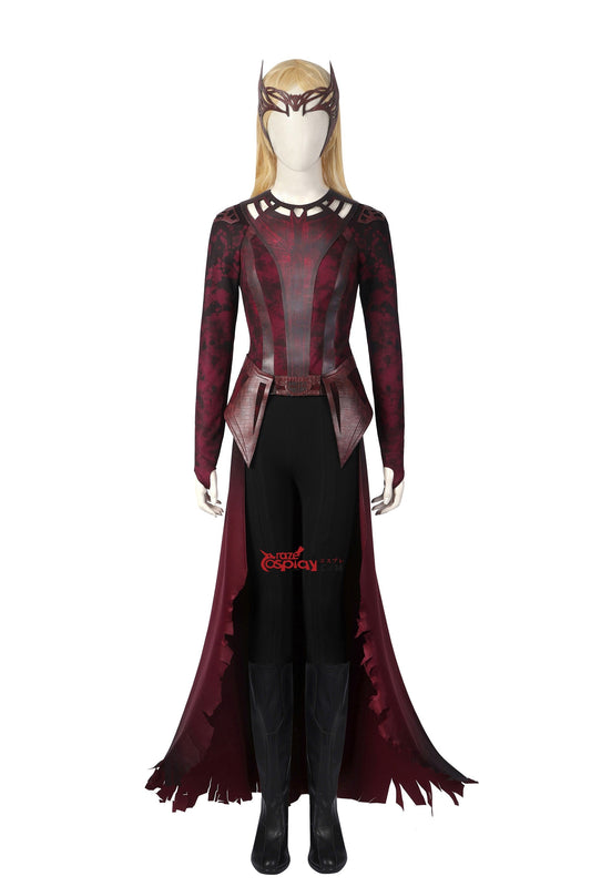 Wanda Maximoff Darkened Look Cosplay Costume