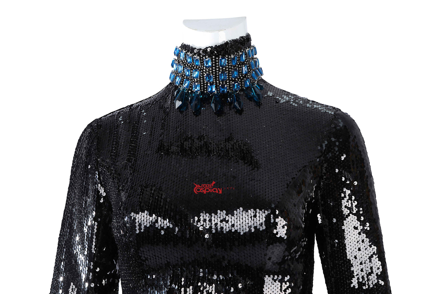 Queen Black Dress Cosplay Costume