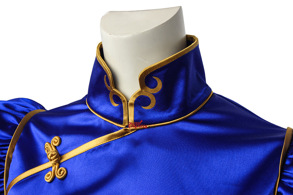 Chun Li Cheongsam Cosplay Costume