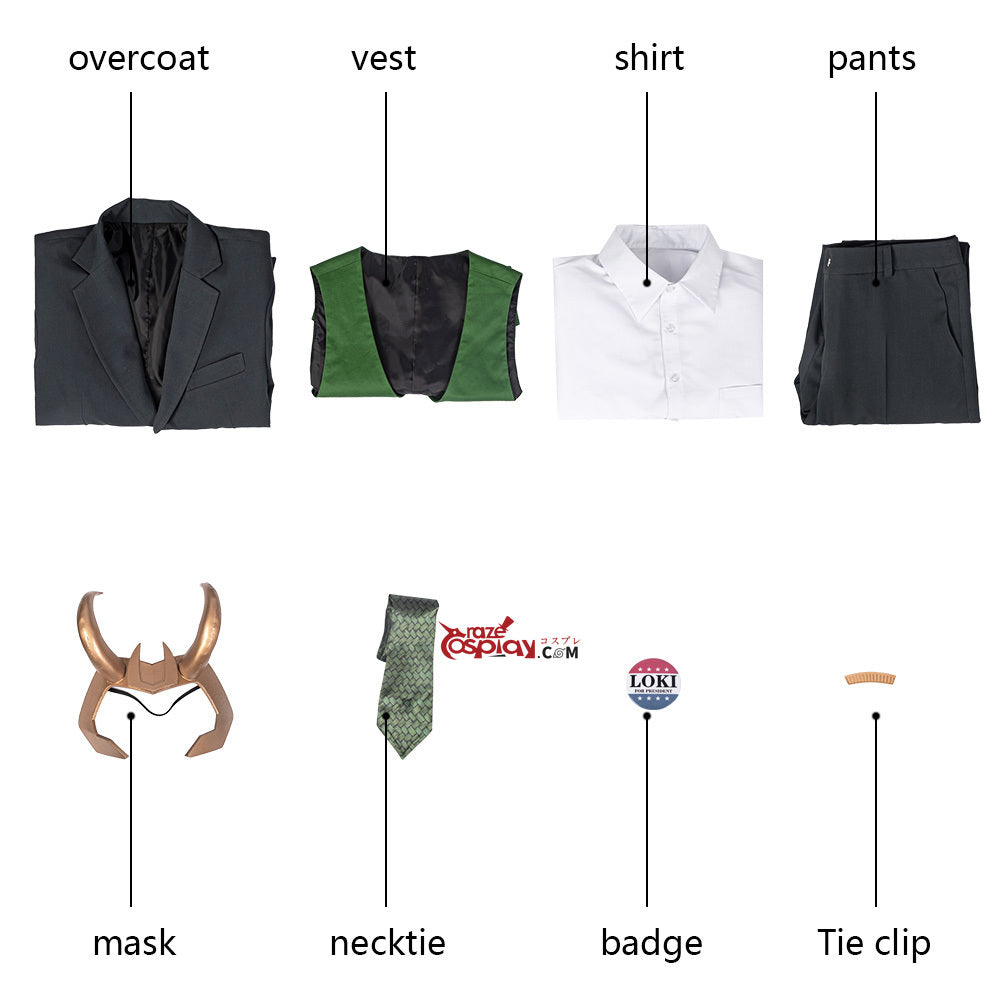 Lo ki Uniform Cosplay Costume