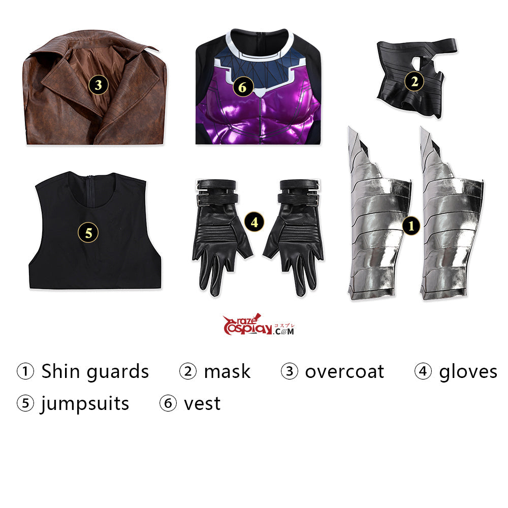 Remy LeBeau Outfit Cosplay Costume