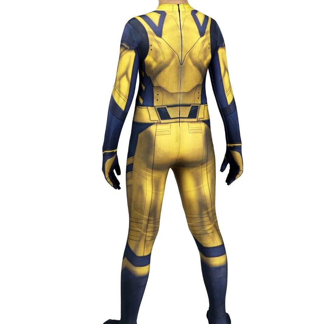 Kids Deadpool 3 Wolverine Jumpsuit Cosplay Costume