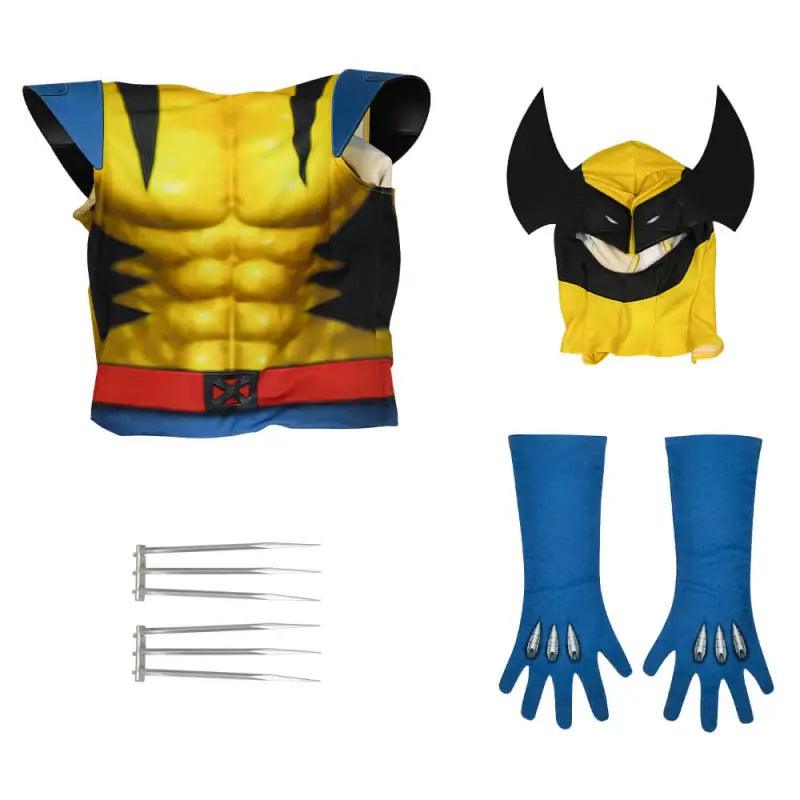 X Men 97 Wolverine Jumpsuit Cosplay Costume