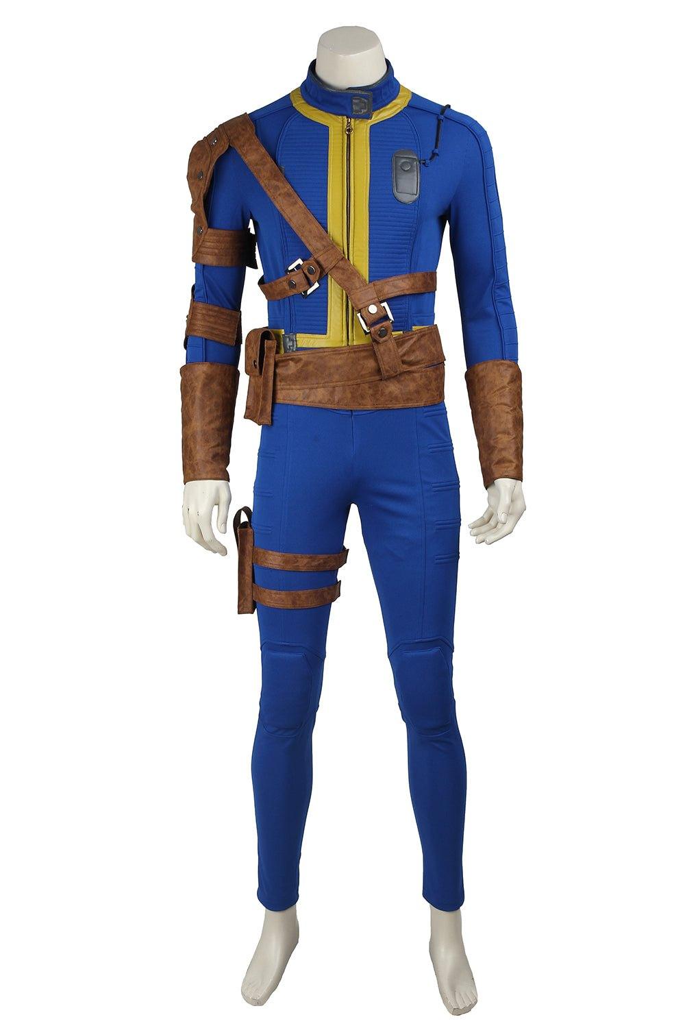 Vault 111 Light Blue Uniform Outfit Cosplay Costume