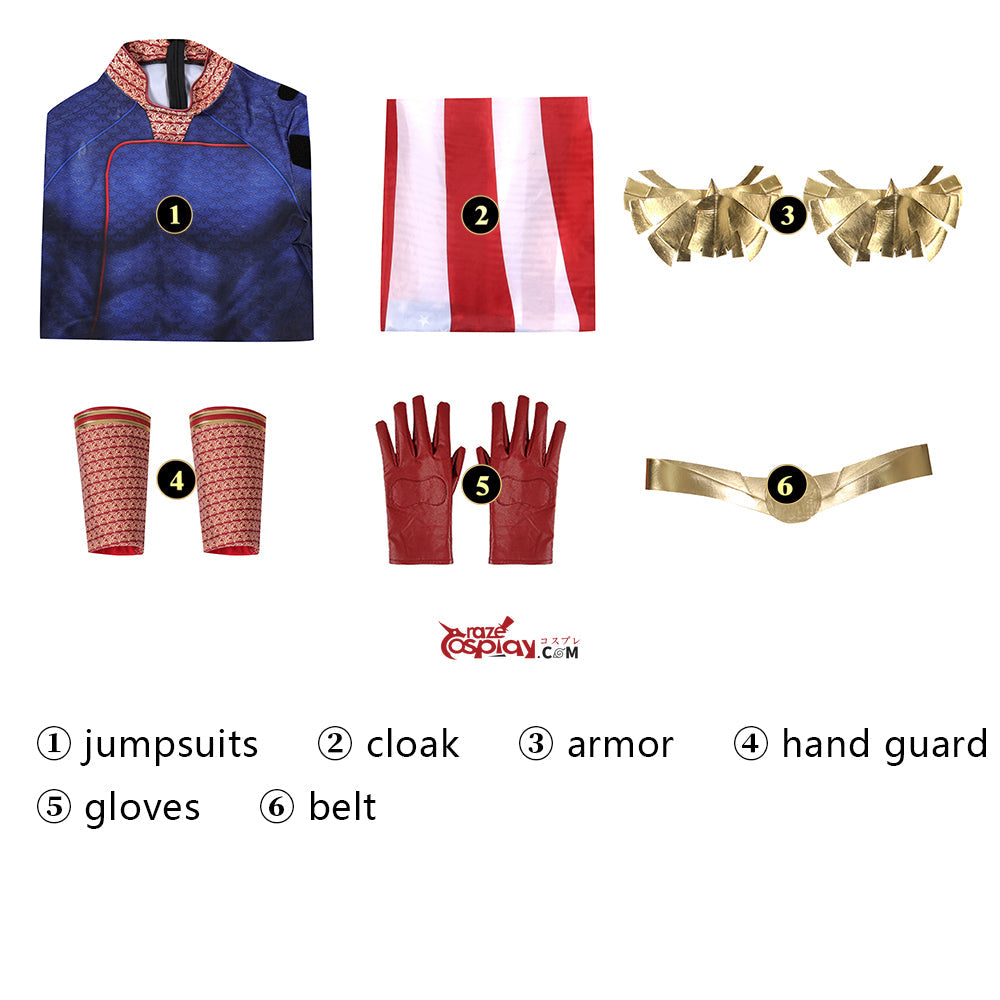 Homelander Jumpsuit Cosplay Costume