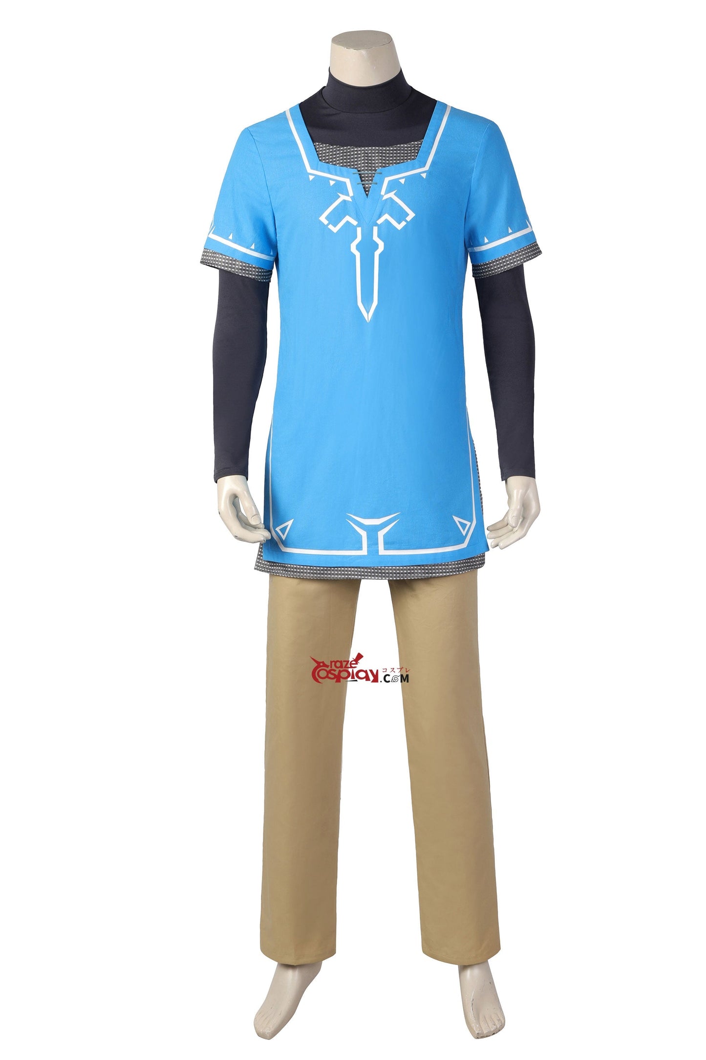 Zelda Link Blue Outfit Cosplay Costume