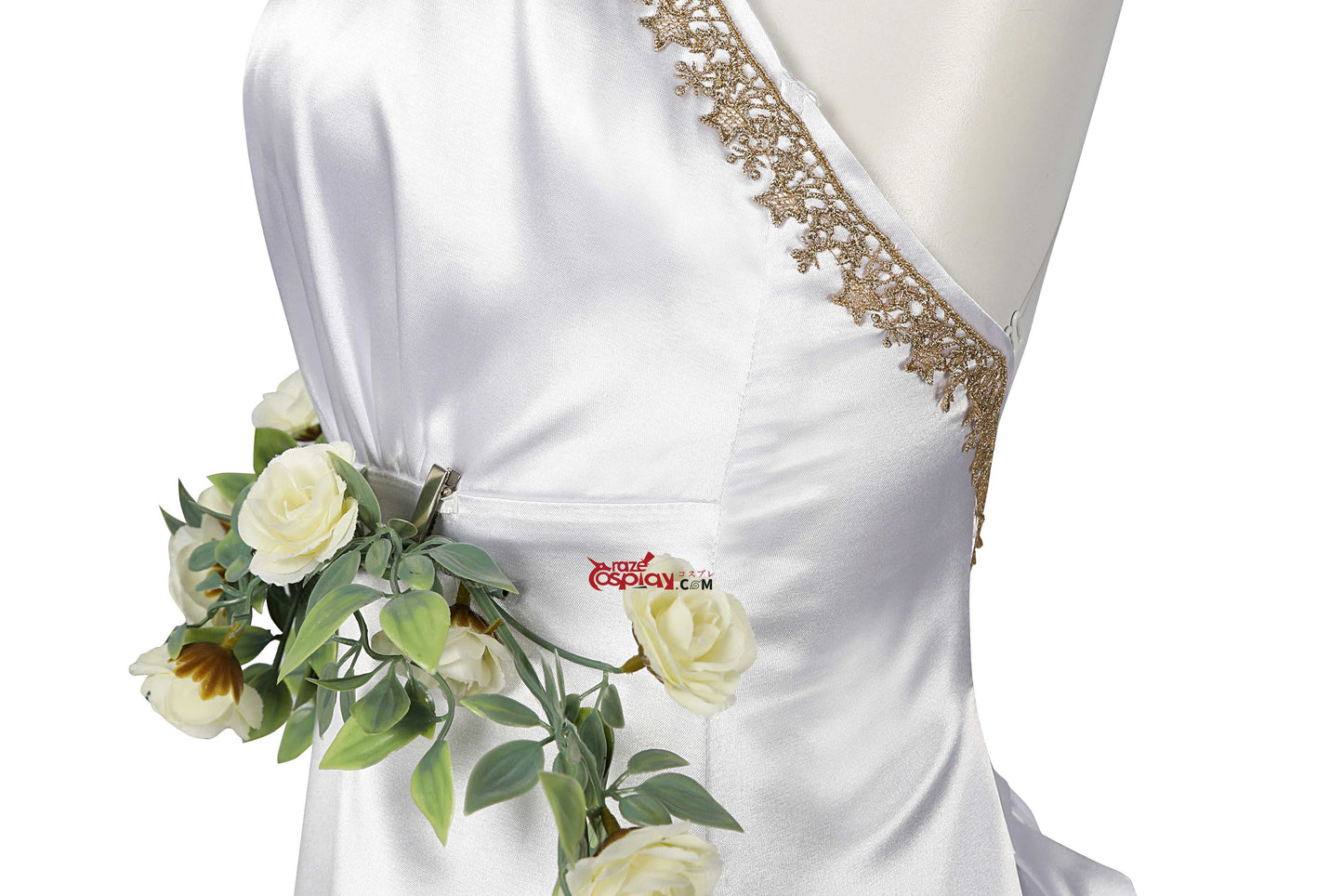 Aerith White Dress Cosplay Costume