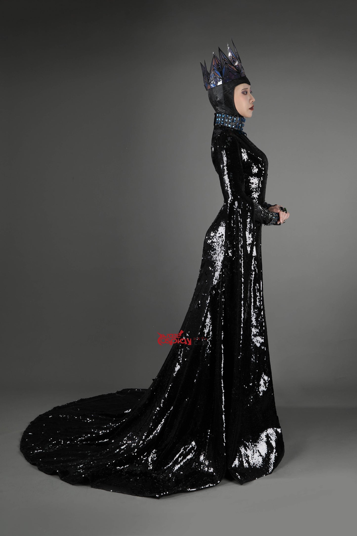 Queen Black Dress Cosplay Costume