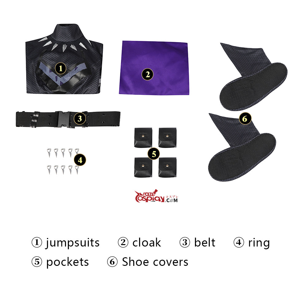 Shuri Black Outfit Cosplay Costume