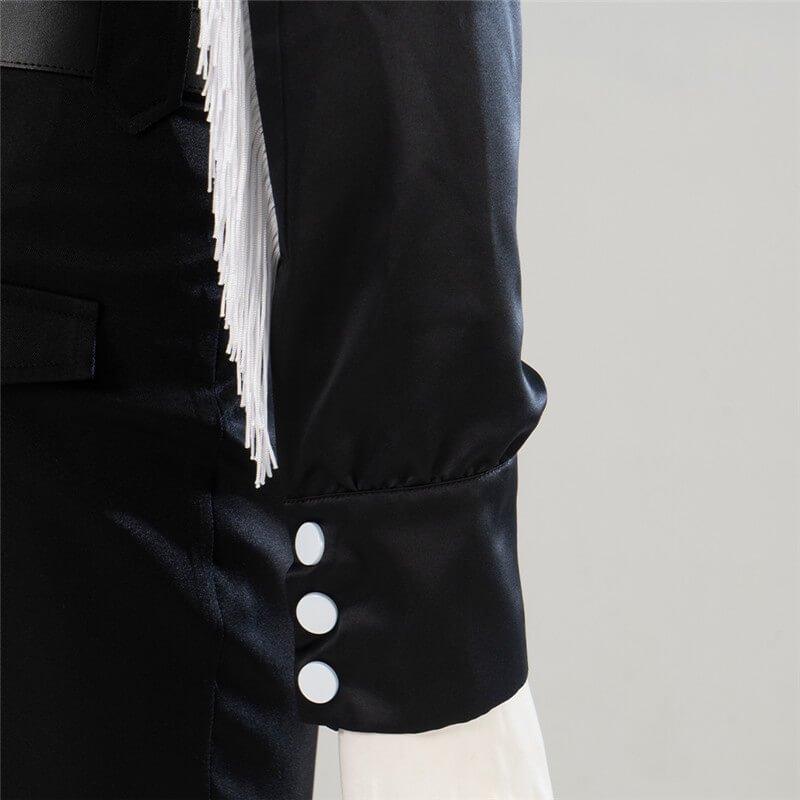 2023 Movie Doll Ken Cowboy Outfit Black Fringe Cosplay Costume