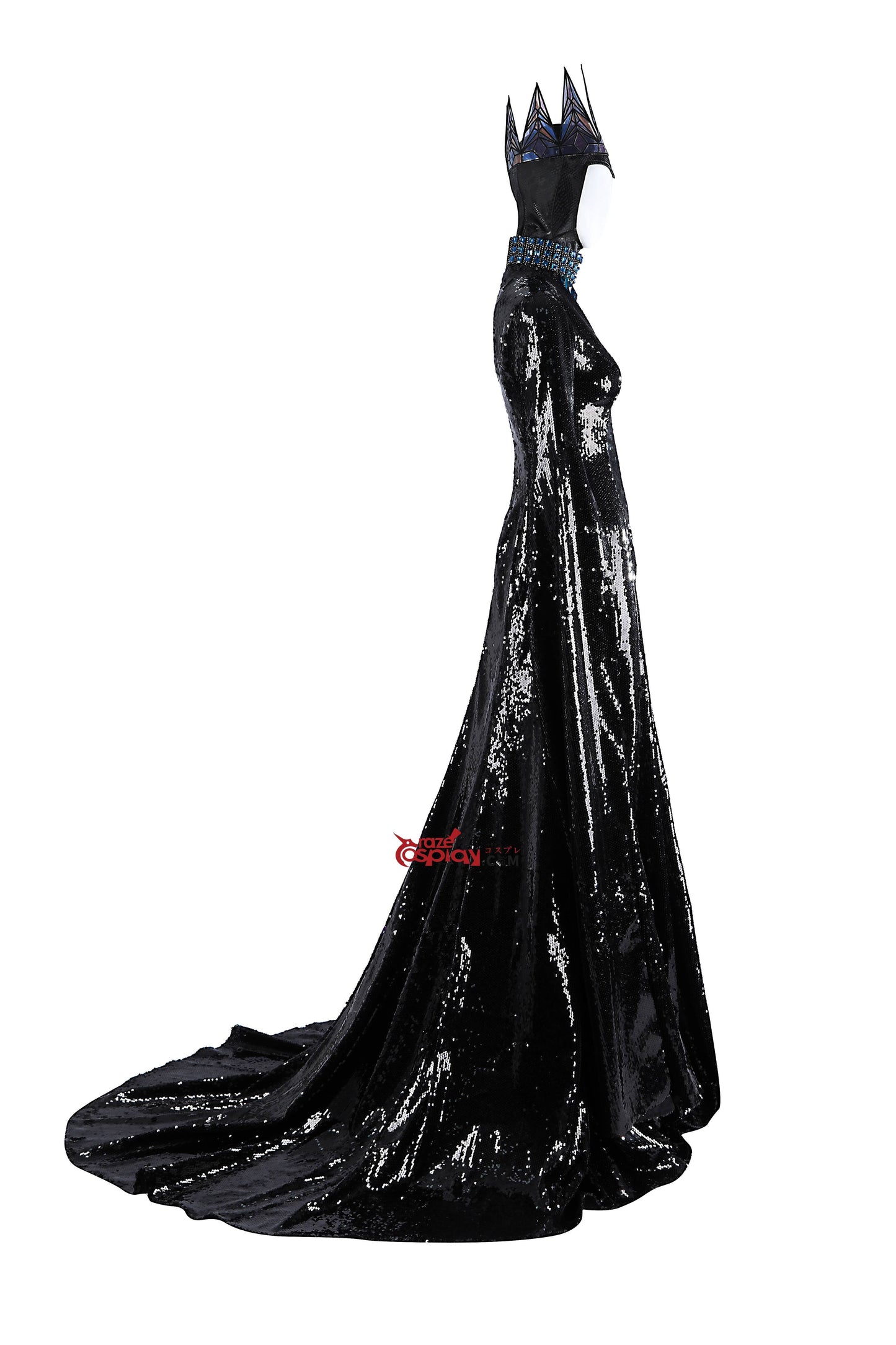 Queen Black Dress Cosplay Costume