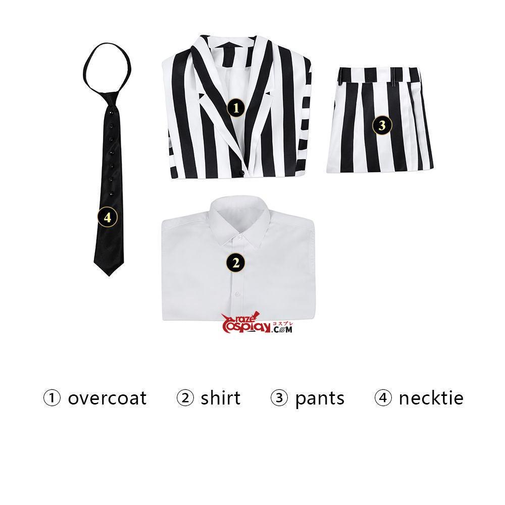 BJ Striped Outfit Cosplay Costume