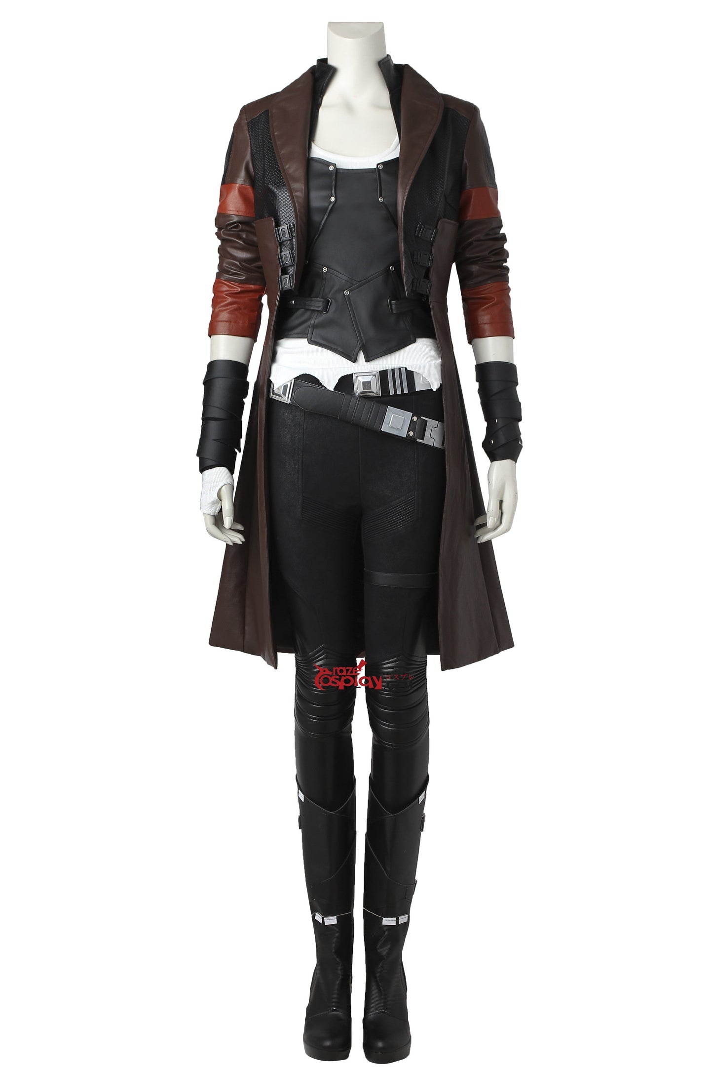 Gamora Brown Outfit Cosplay Costume