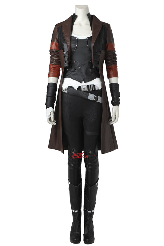 Gamora Brown Outfit Cosplay Costume