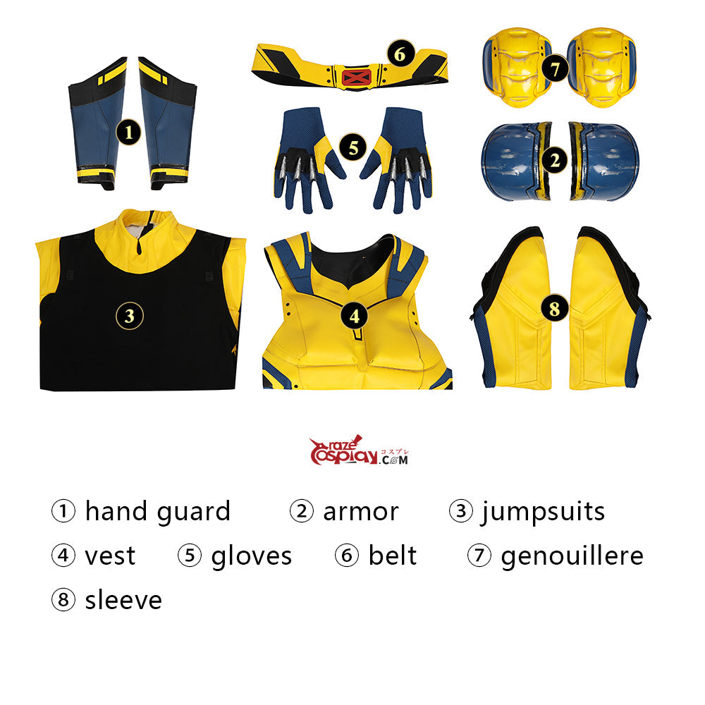 Logan James Howlett Outfit Cosplay Costume