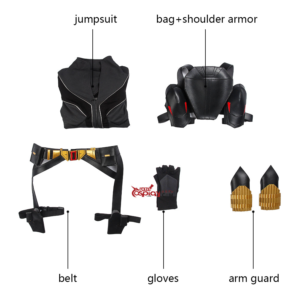 Natasha Romanoff Black Cosplay Costume