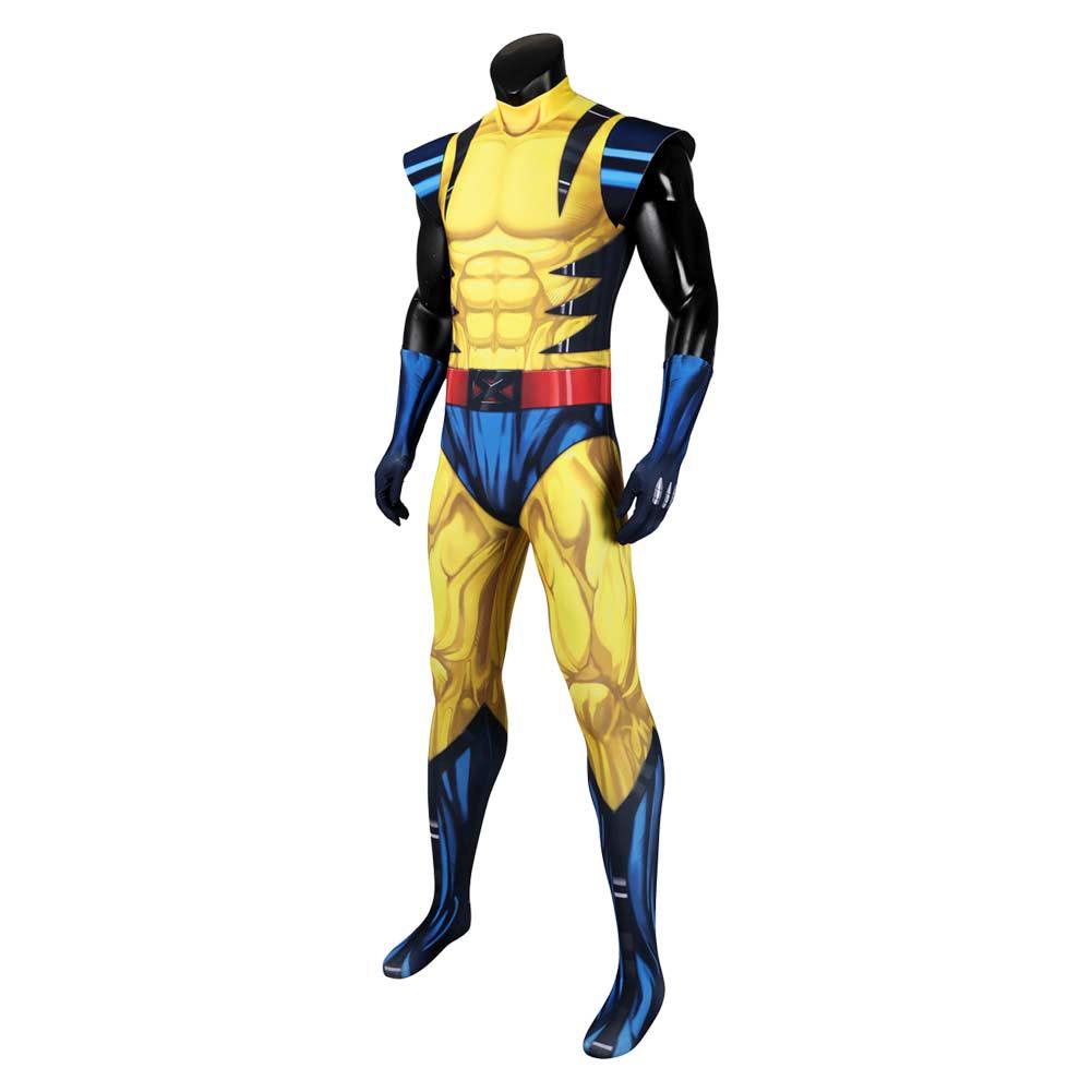 X Men 97  Wolverine James Logan Howlett Jumpsuit Cosplay Costume