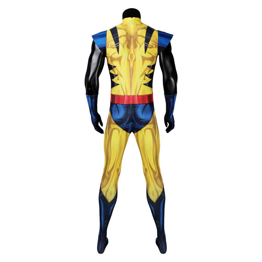 X Men 97  Wolverine James Logan Howlett Jumpsuit Cosplay Costume