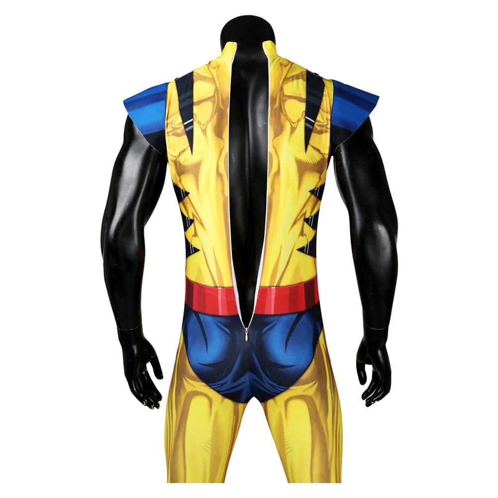 X Men 97  Wolverine James Logan Howlett Jumpsuit Cosplay Costume