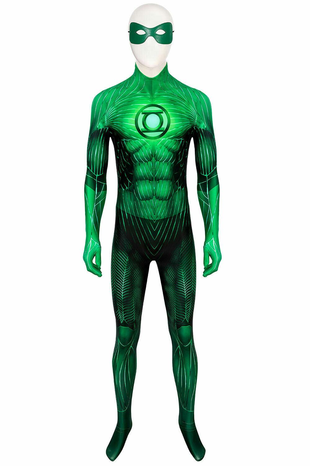 Green Lantern Jumpsuit Cosplay Costume