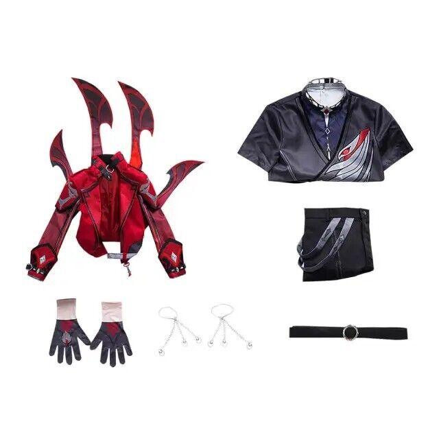 Genshin Impact Diluc Red Dead of Night Costume