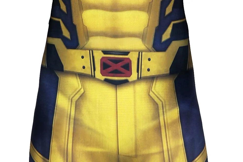 Kids Deadpool 3 Wolverine Jumpsuit Cosplay Costume