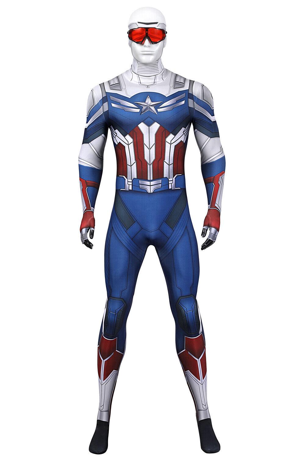 Falcon Sam Wilson Jumpsuit Cosplay Costume