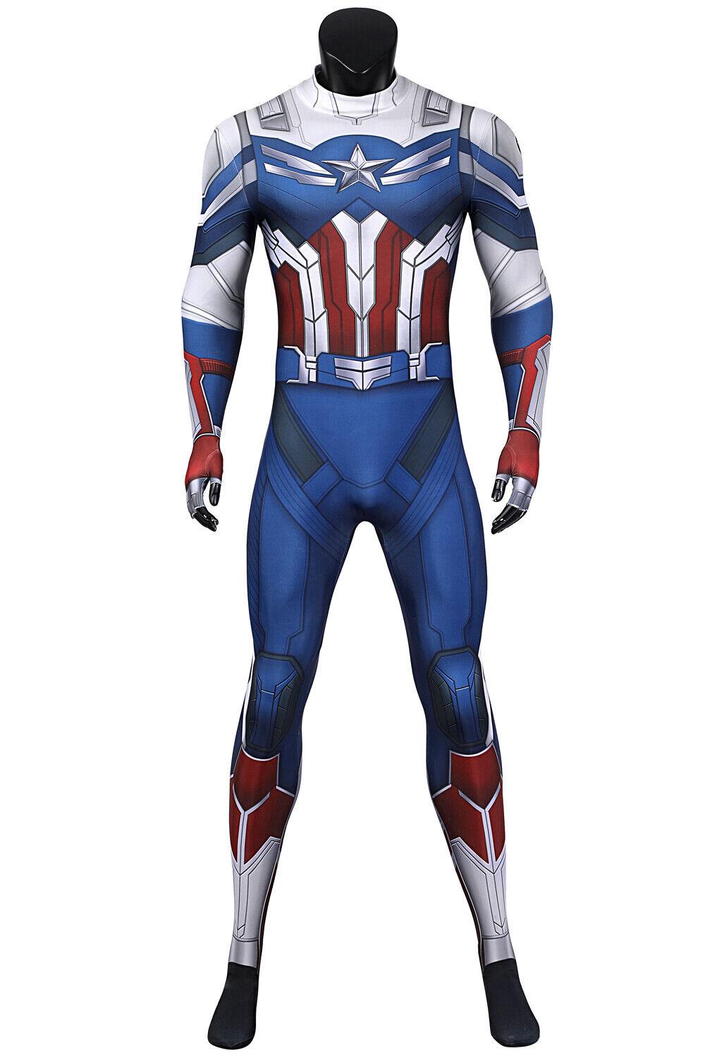 Falcon Sam Wilson Jumpsuit Cosplay Costume