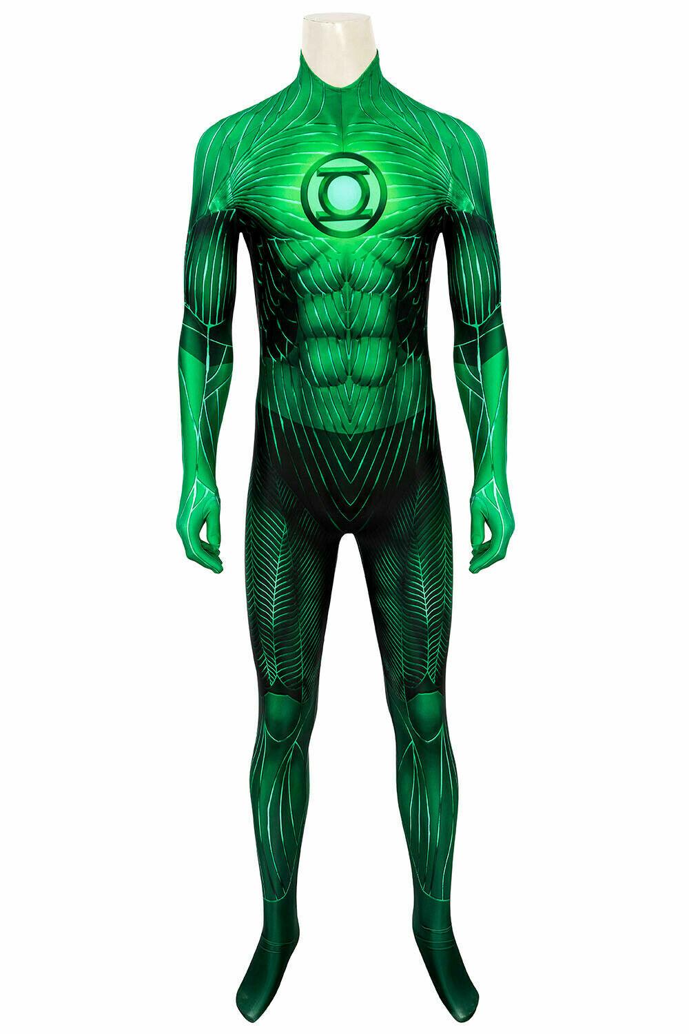 Green Lantern Jumpsuit Cosplay Costume