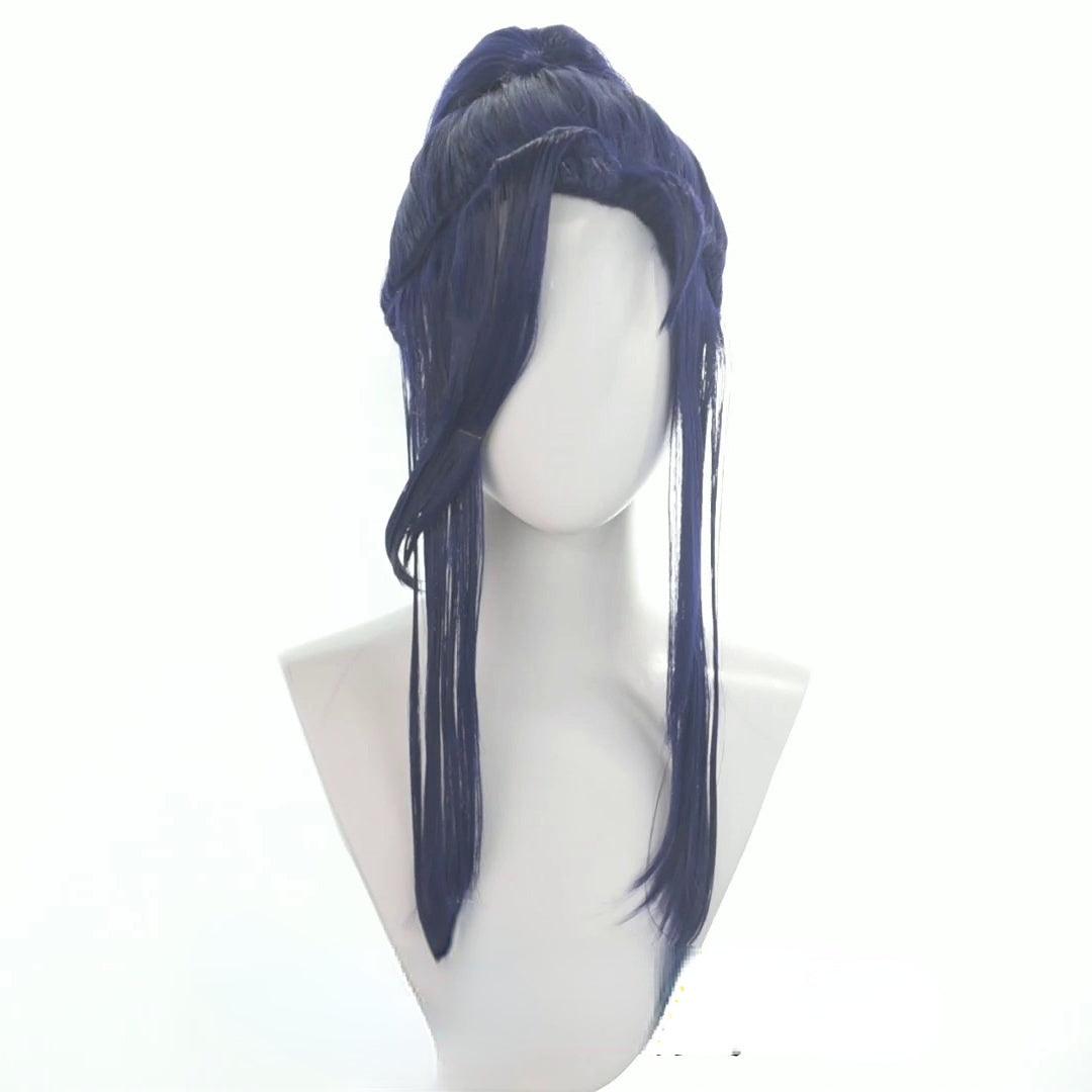 Caitlyn Kiramman Navy Blue Cosplay Wig