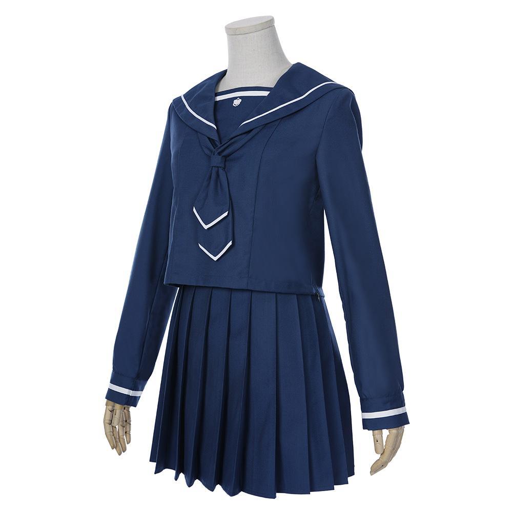 Houkago Teibou Nisshi Diary Of Our Days At The Breakwater Hina Tsurugi Jk Uniform Sailor Suit Cosplay Costume - CrazeCosplay