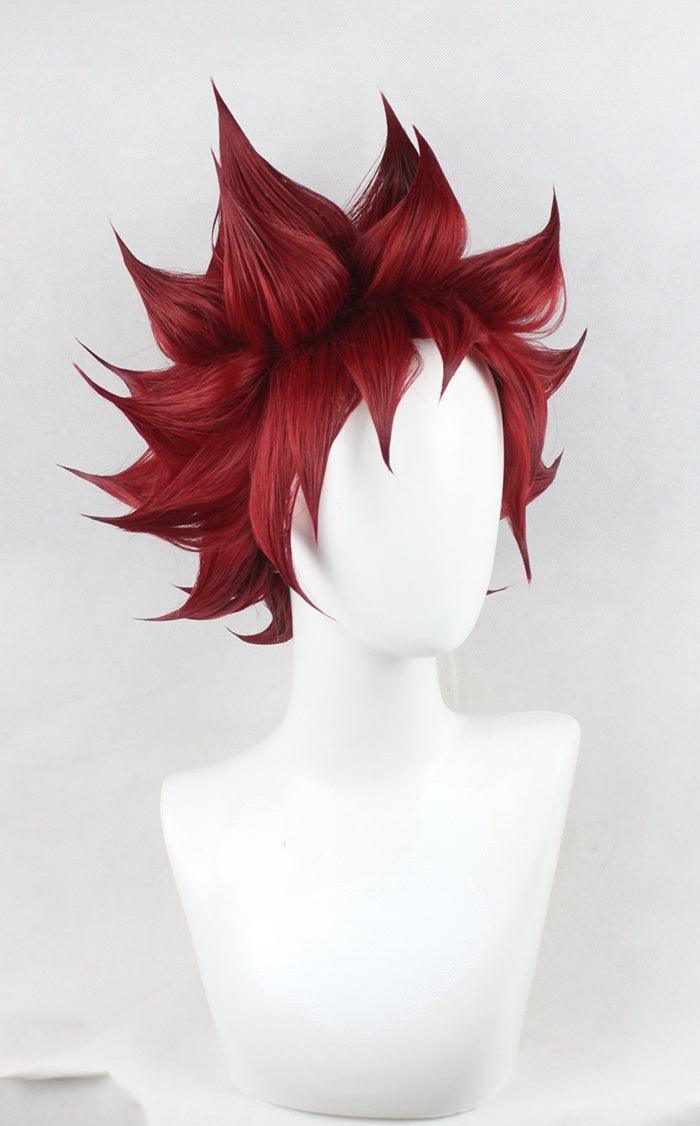 Dragon Ball Son Goku Burgundy Cosplay Wig - CrazeCosplay