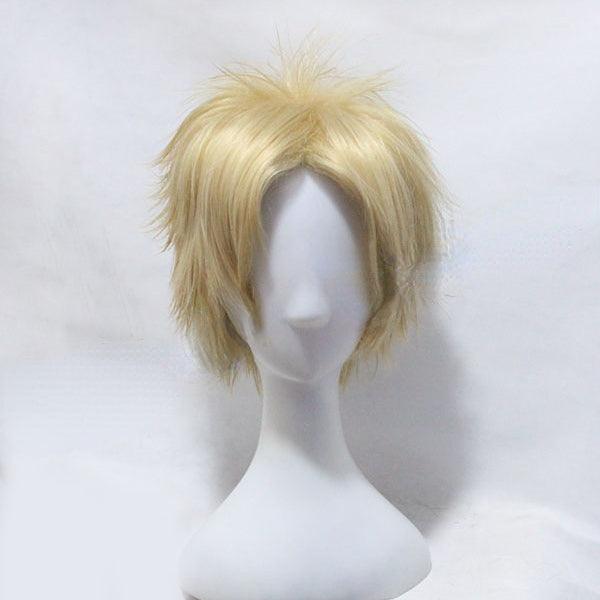 FF10 Final Fantasy X Tidus Golden Cosplay Wig