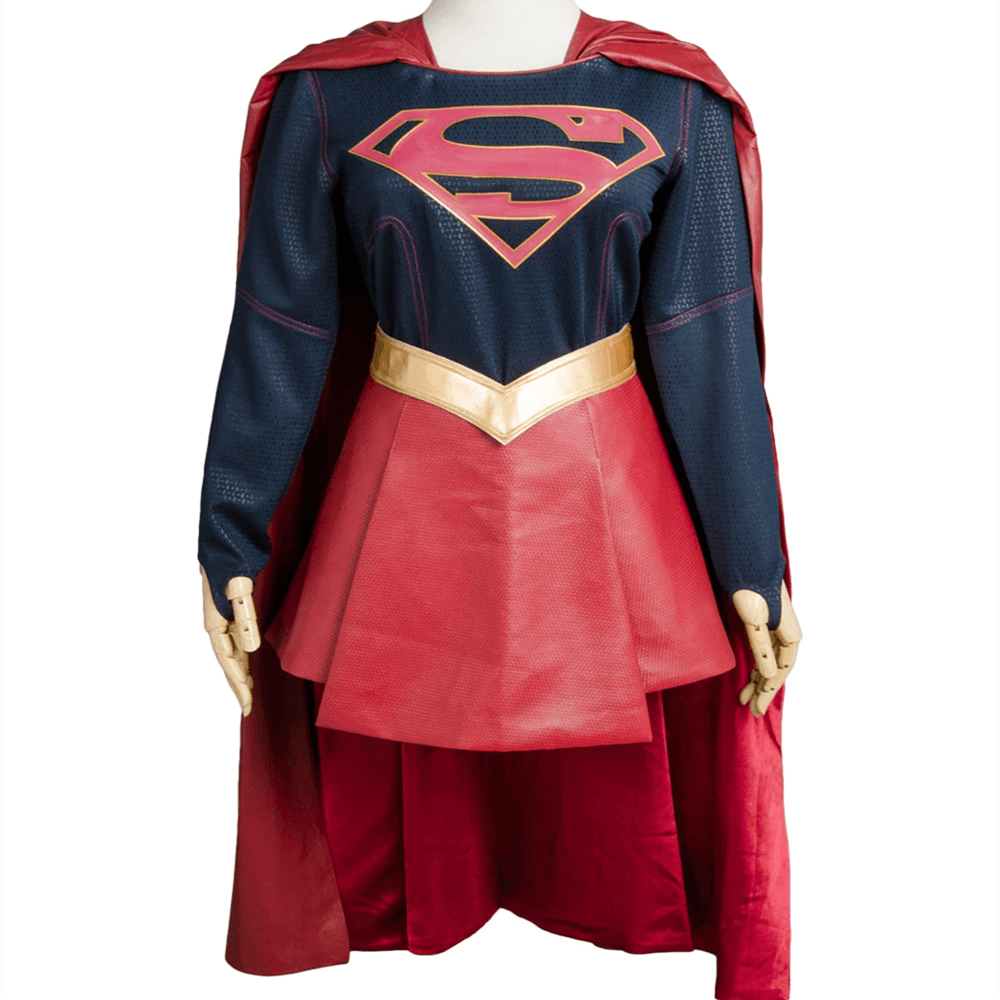 Cbs Supergirl Kara Zor El Danvers Costume Cape Cosplay Costume