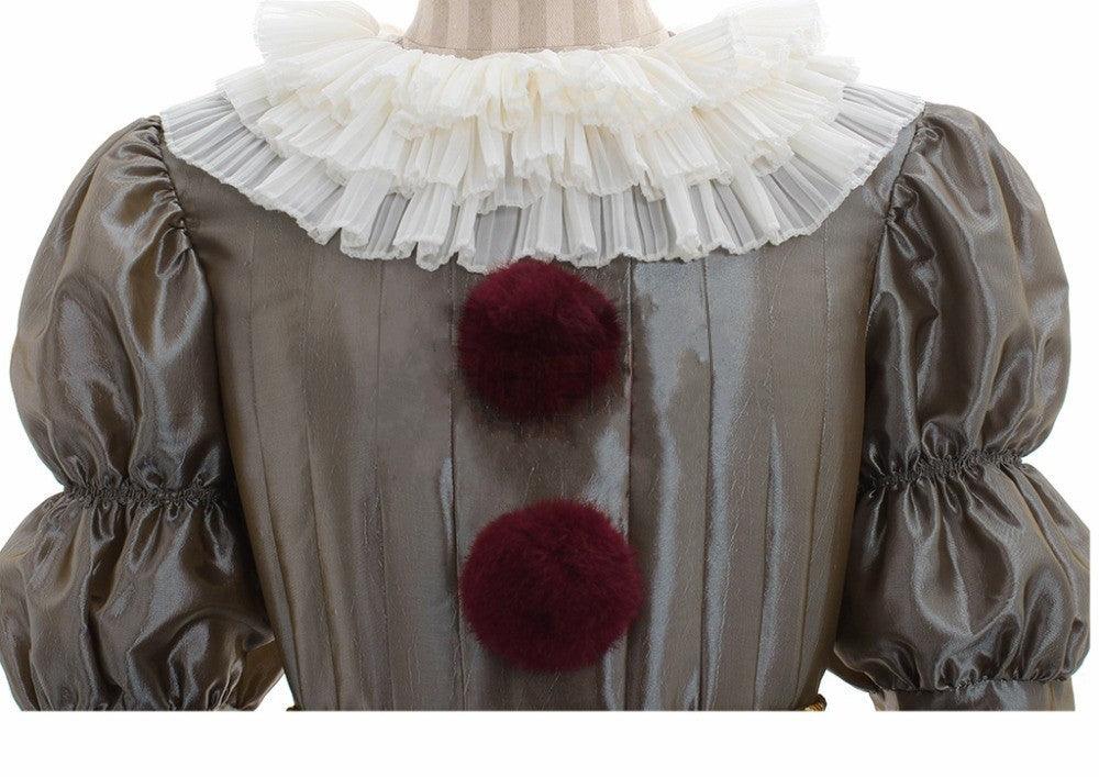 It Pennywise The Clown Outfit Halloween Cosplay Costume