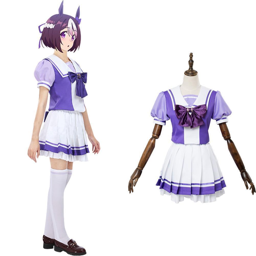 Uma Musume Pretty Derby School Uniform Dress Cosplay Costume - CrazeCosplay