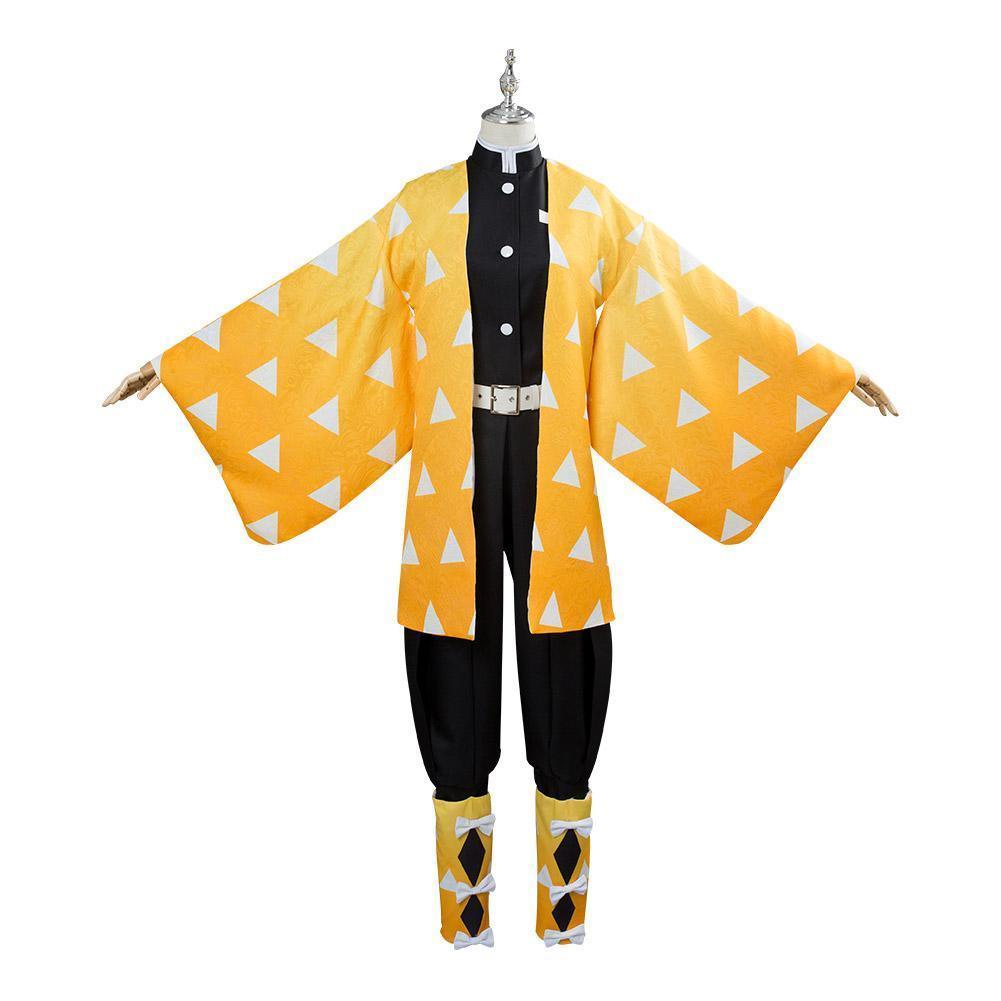 Agatsuma Zenitsu Uniform Outfit Cosplay Costume